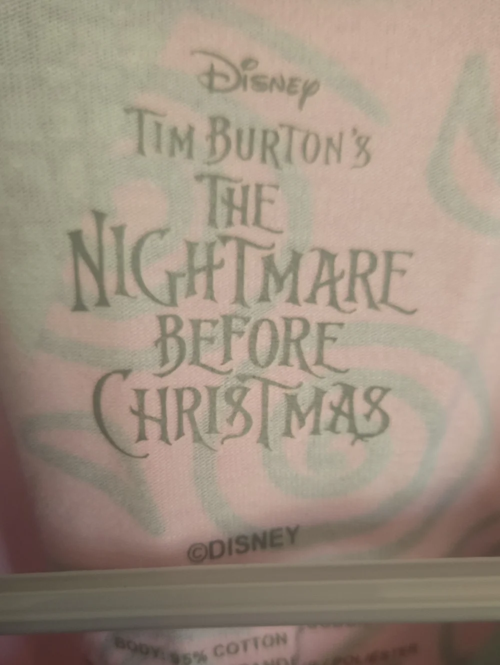 Disney The Nightmare Before Christmad Neon Patchwork Top with Black Tulle Skirt